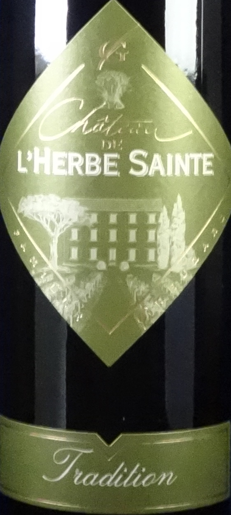 L\'Herbe Sainte Tradition Minervois 2016
