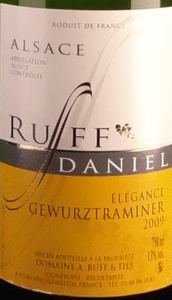 Daniel Ruff Gewurztraminer Elegance 2016